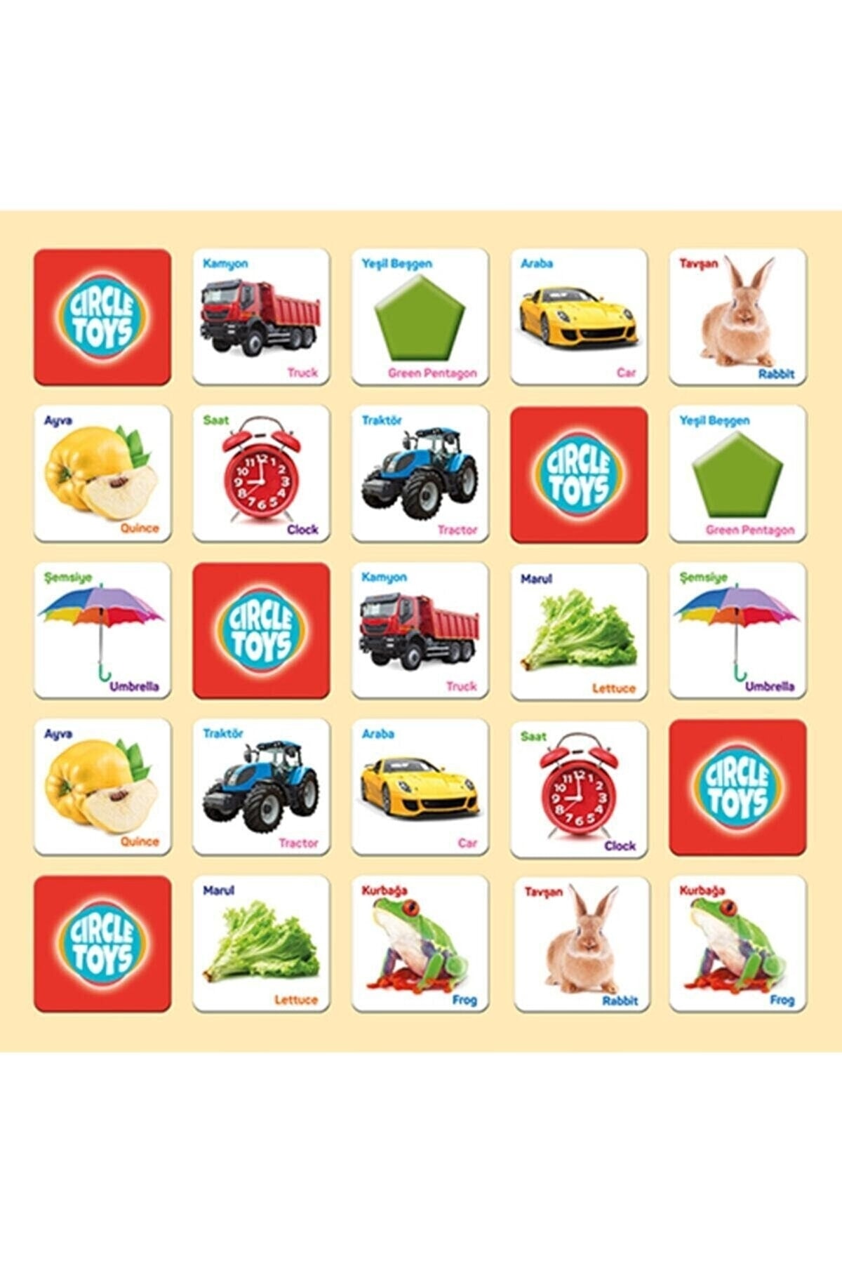Circle Toys Match Up Eşleştirme Kartları fotoğrafı 3 (önizleme)