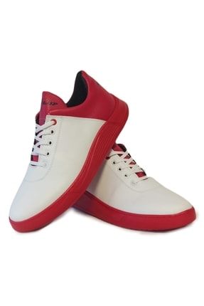 Erkek Sneaker Günlük Spor Ayakkabı Beyaz Kırmızı 1206 V1 1206-Beyaz-Kırmızı-v1