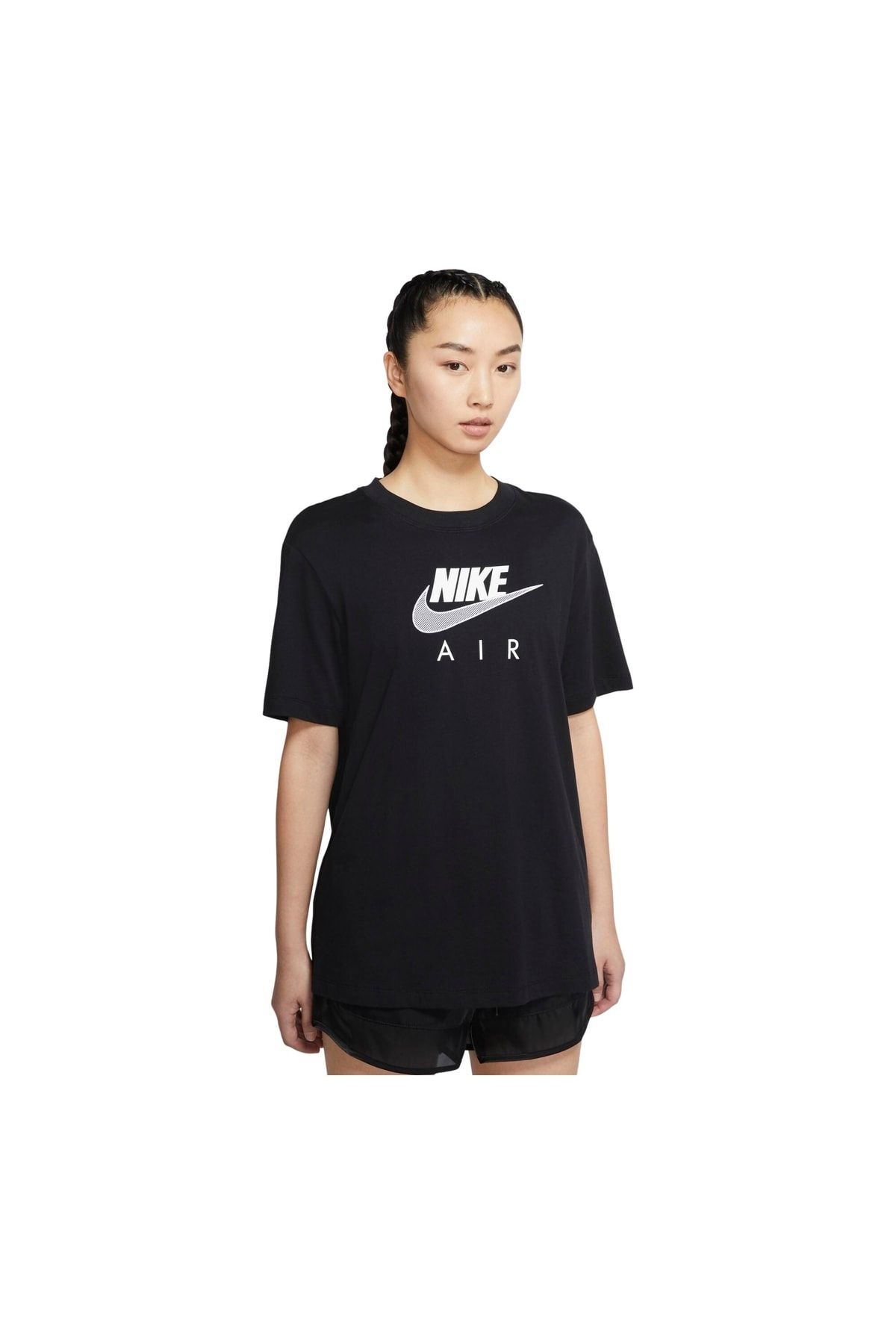 Black nike shirt womens discount
