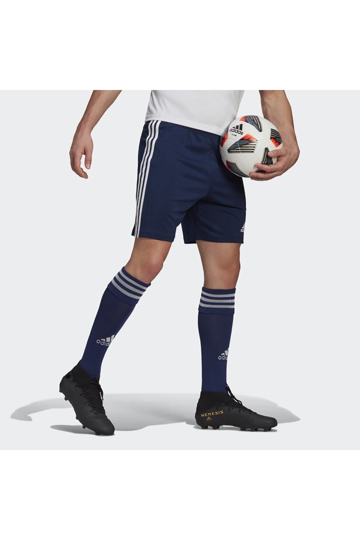 شورت و شلوارک مردانه آبی سرمه ای آدیداس | GN5775 اورجینال - تصویر 3