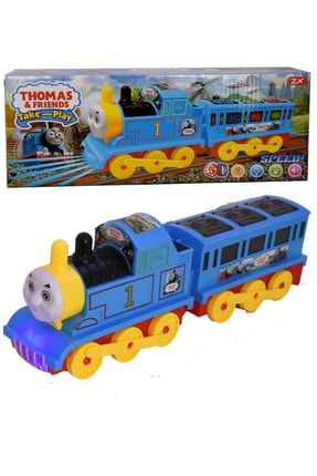 Thomas Tomas Tren Vagon Sesli Işıklı Hareketli Çarp Dön Oyuncak dop12243191igo