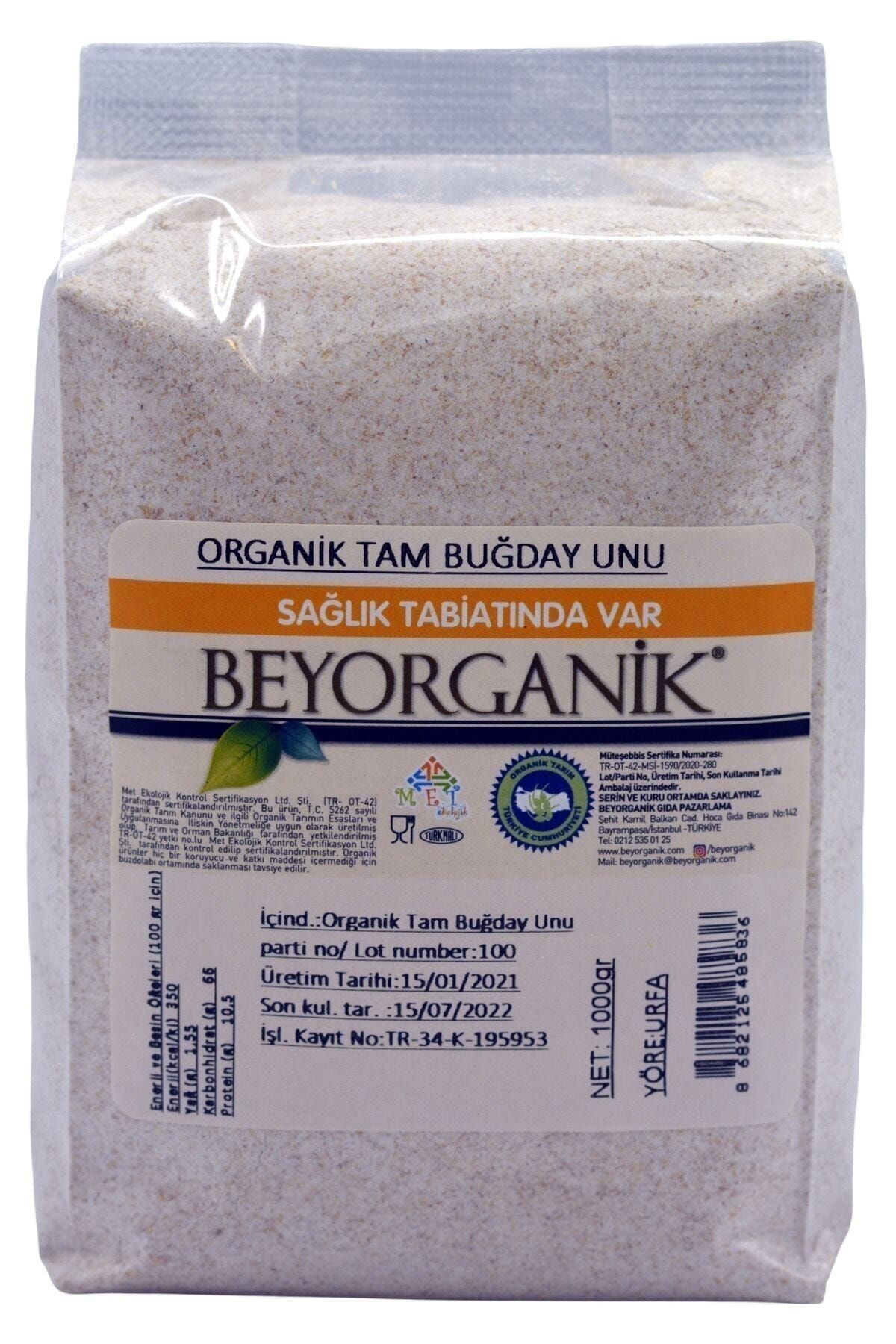 BEYORGANİK Tam Buğday Unu 1000 gr