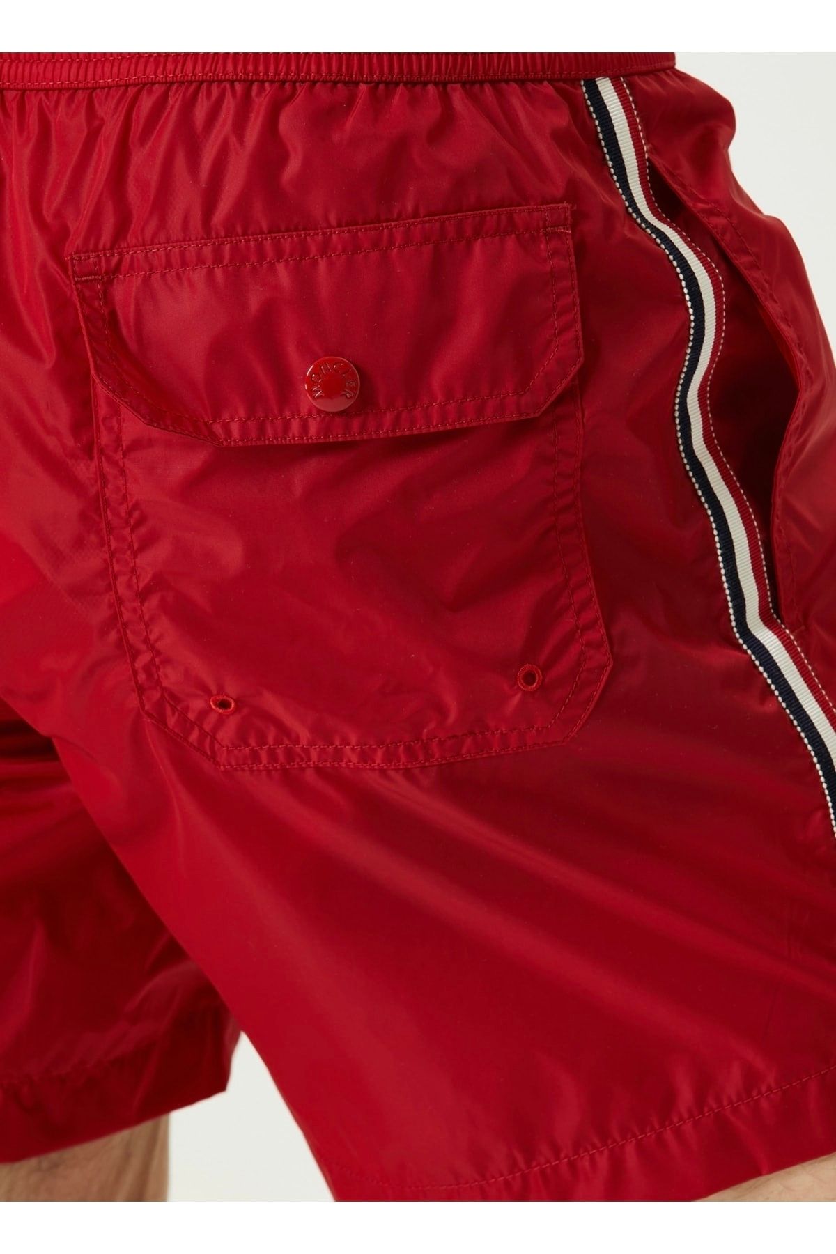 Moncler red online swim shorts