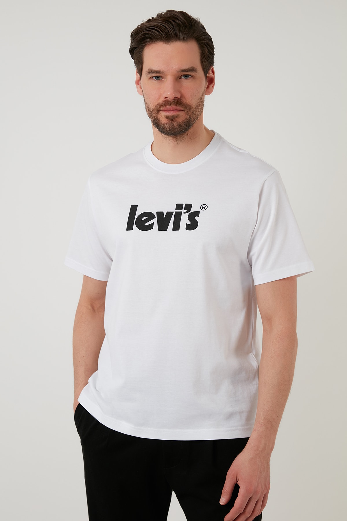 تی شرت لیوایز مردانه پنبه ای سفید  طرح دار Relaxed/ریلکس    Relaxed/ریلکس Daily/روزانه | Levi's TYC00410848574 - تصویر 3