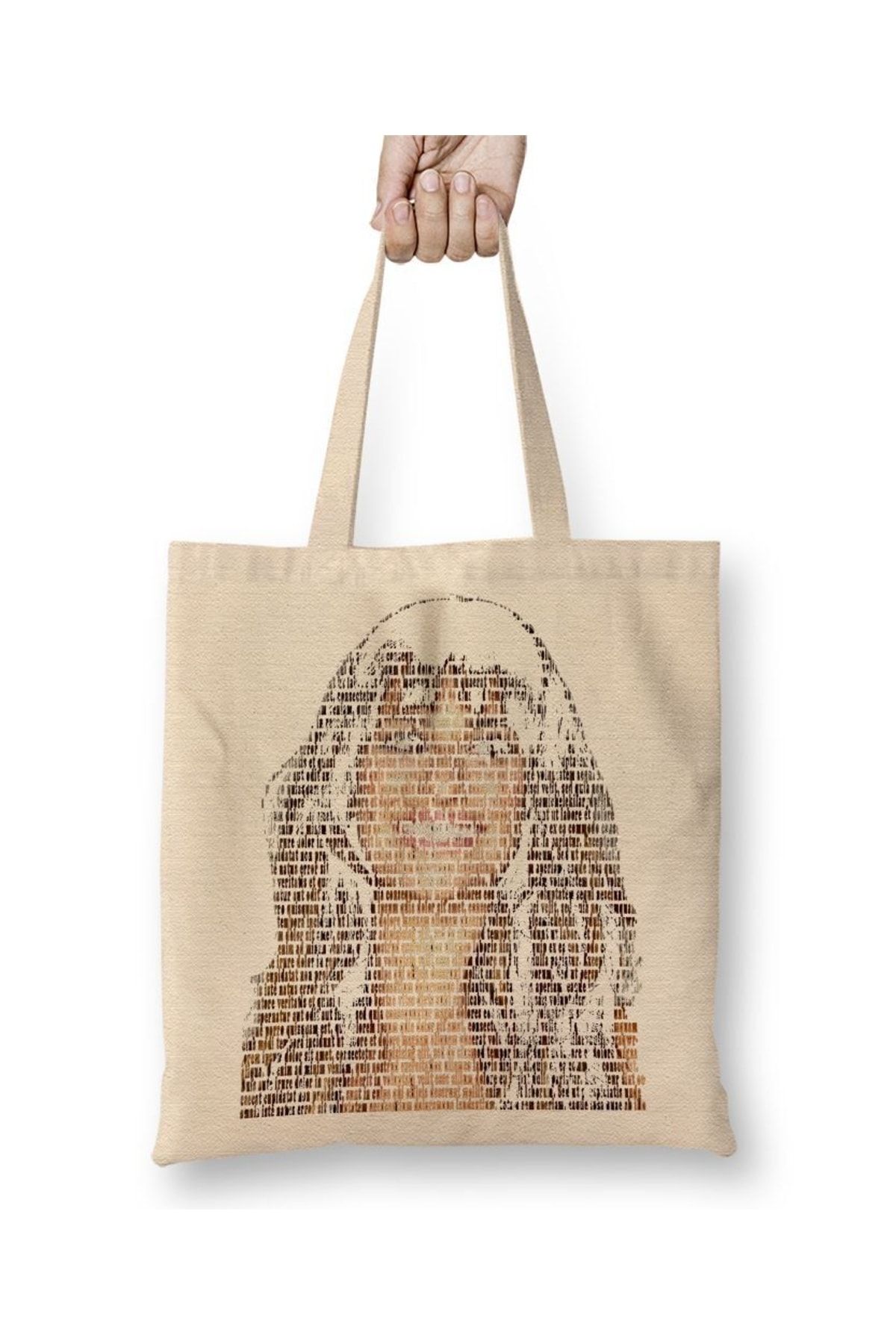 Baskı Dükkanı Geantă Din Pânză Lea Michele 06 Mâner Lung Unisex - One Size