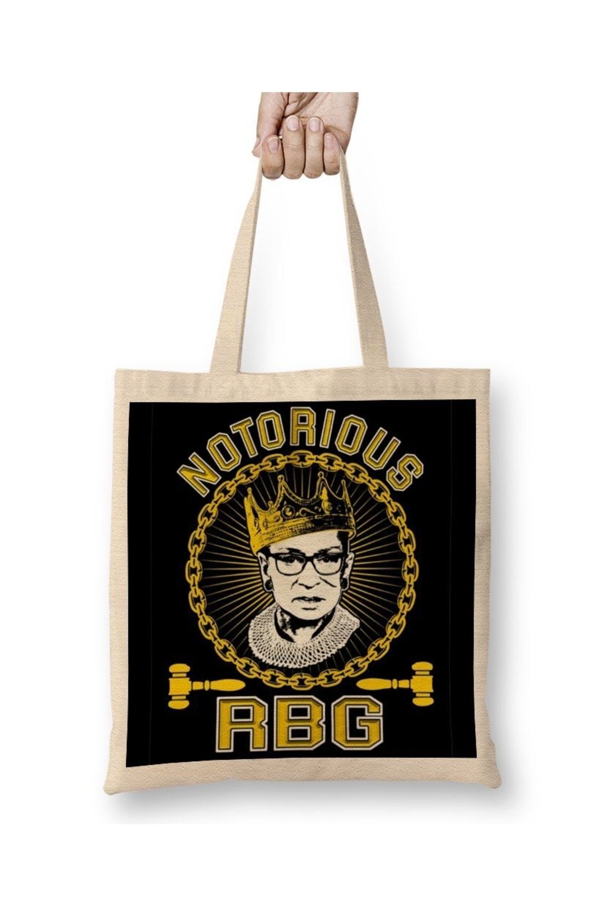 Bask D kkan Notorious Rbg Ruth Bader Ginsburg Supreme Tote Bag