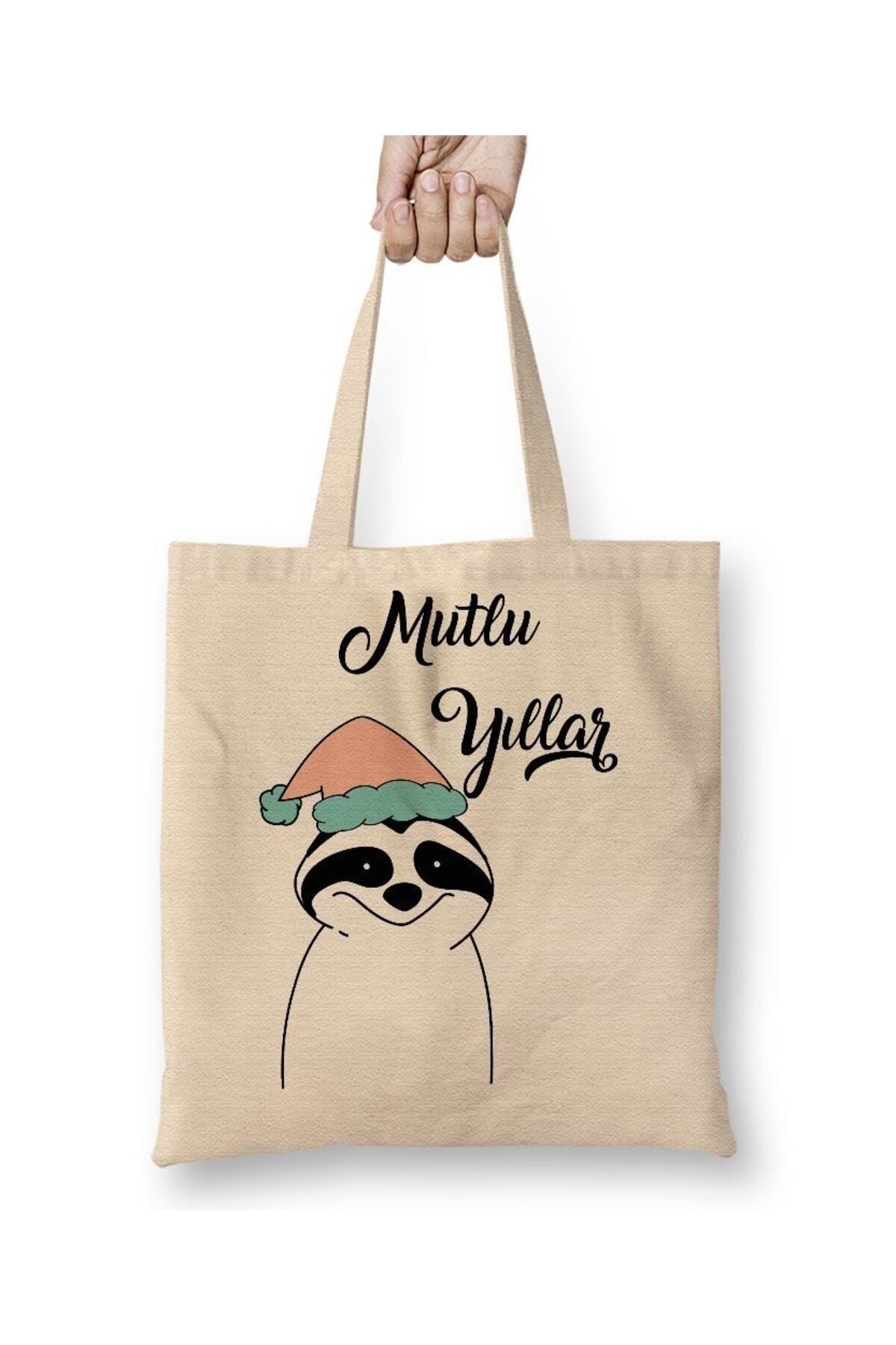 Happy Birthday Tote Bag With Cute Raccoon Long Handle