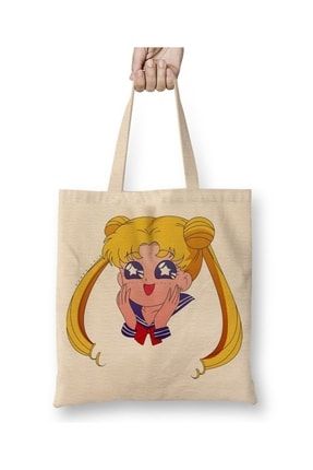 Articles Sailor Moon Happy Transparent Bez Çanta Uzun Saplı BÇ8467