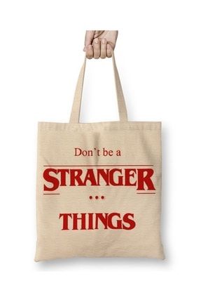 Stranger Things 001 Bez Çanta Uzun Saplı BÇ8328