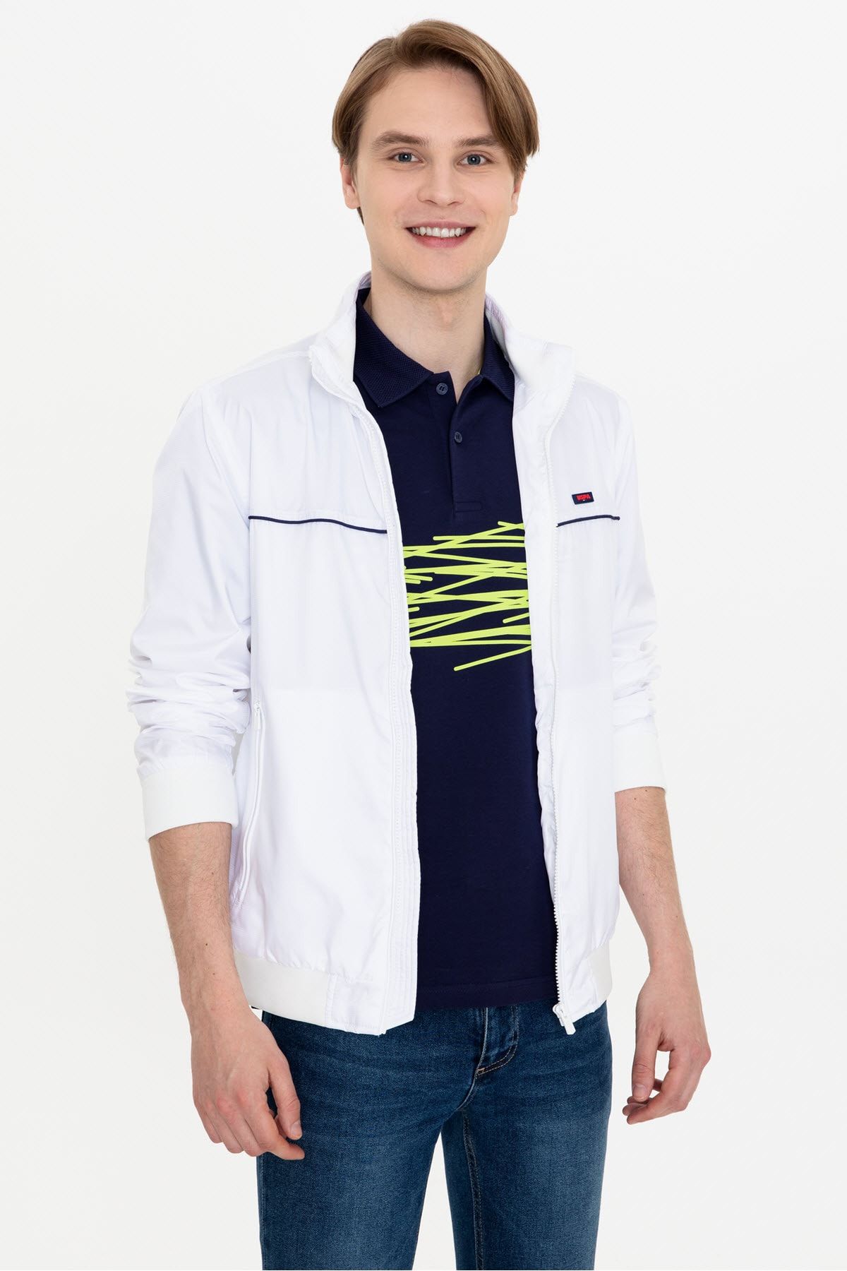 U.S. Polo Assn. White Men s Coat Trendyol