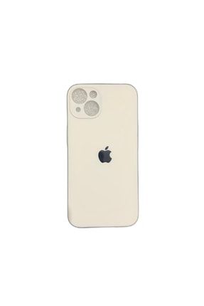 Iphone 13 Uyumlu Beyaz Logolu Kamera Korumalı Lansman Kılıf IPHONE13BEYAZLANMSAN