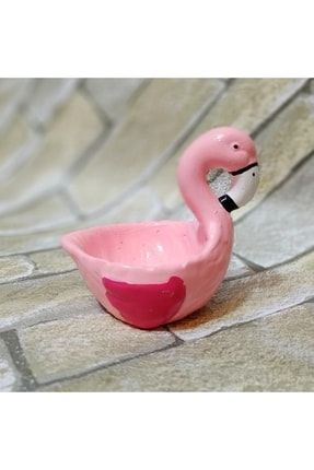 Flamingo, El Yapımı Hand-made Biblo, Şekerlik, 10cm, Ikramlık PRA-5822765-6376