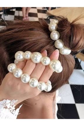 Kadın Pearls Inci Esnek Saç Tokası pistore00531