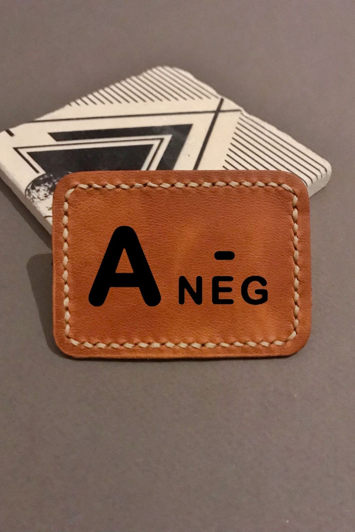 anchoraft Kan Grubu B Pos + Patch Hakiki Deri Peç