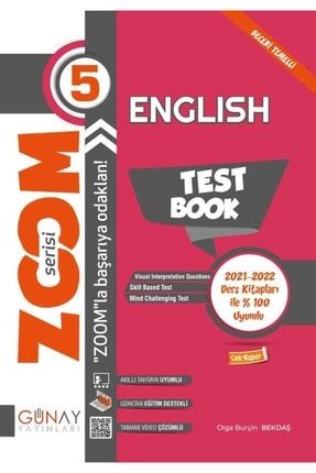 5. Sınıf Ingilizce English Test Book Zoom Soru Bankası Günay Yayınları 326121