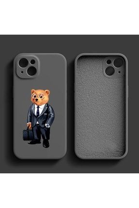 Iphone 13 Uyumlu Cool Teddy Lansman Silikon Kılıf Kapak Bilişim-Teddy-13-100