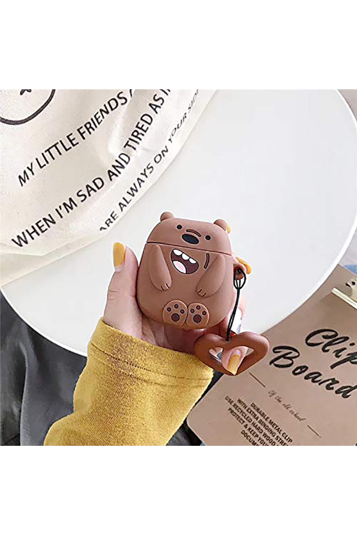 1-2. Nesil  Kılıf Bare Bear Kahverengi 4
