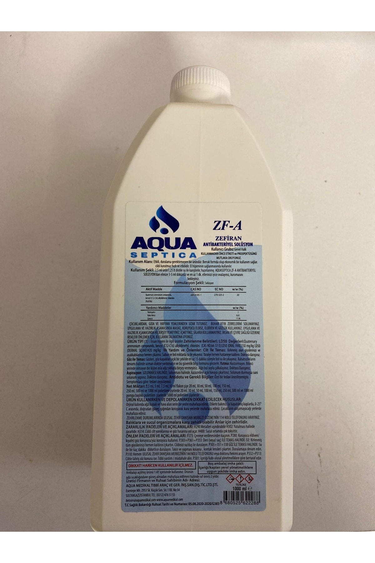 Aqua Mesane Ve Vajinal Temizleyici 1 Lt (zefiran)