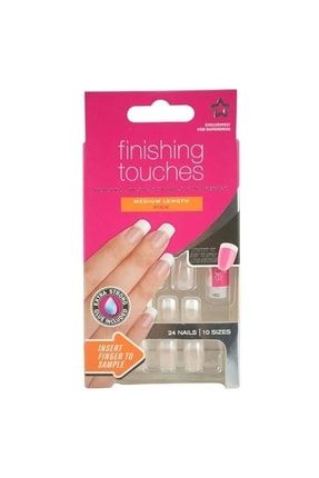 Finishing Touches French Uzun Takma Tırnak 24 Parça Pembe 231475ha