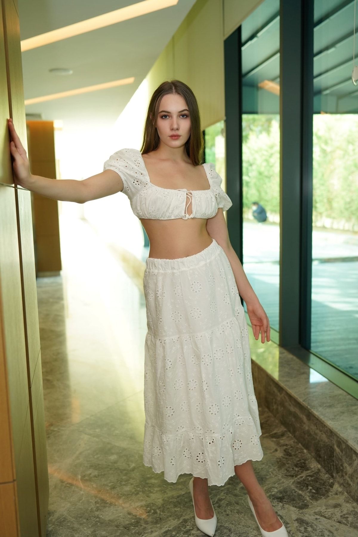 Cermen Desing-Scallop Patterned Double Set 4