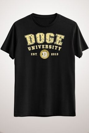 Unisex Siyah Dogecoin Cryptocurrency Crypto Classic T-shirt CR2527