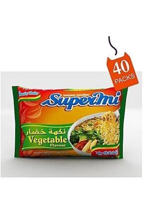 Supermi Sebze Aromalı Hazır Noodle 70gr X 40 Adet indomiSupermiVegetable