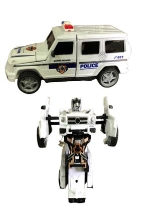 Oyuncak Jeep Wrangler Ur Polis Aracı Dönüşebilen Robot Olan Oyuncak Jeep Ax Axentia-5818406-7623