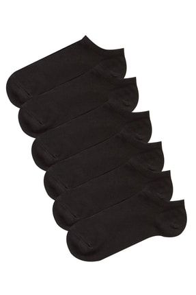 Havlu Pamuklu Kısa Çorap Siyah 1olu Havlu Lüxpatik 302321 90088009