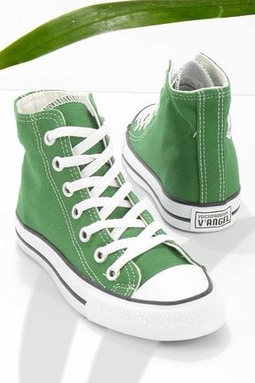 Yeşil Keten Kadın Casual Ayakkabı K01878010518