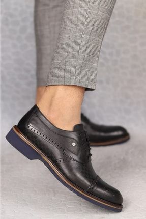 Erkek Siyah Takım Elbise İçin Klasik Ayakkabı SRH-60288