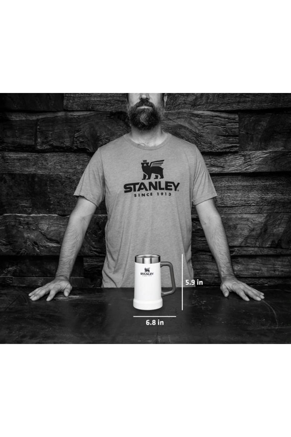 قمقمه طرح شیشه آبجو خلاء ماجراجویی 0.70 لیتر مشکی استنلی Stanley