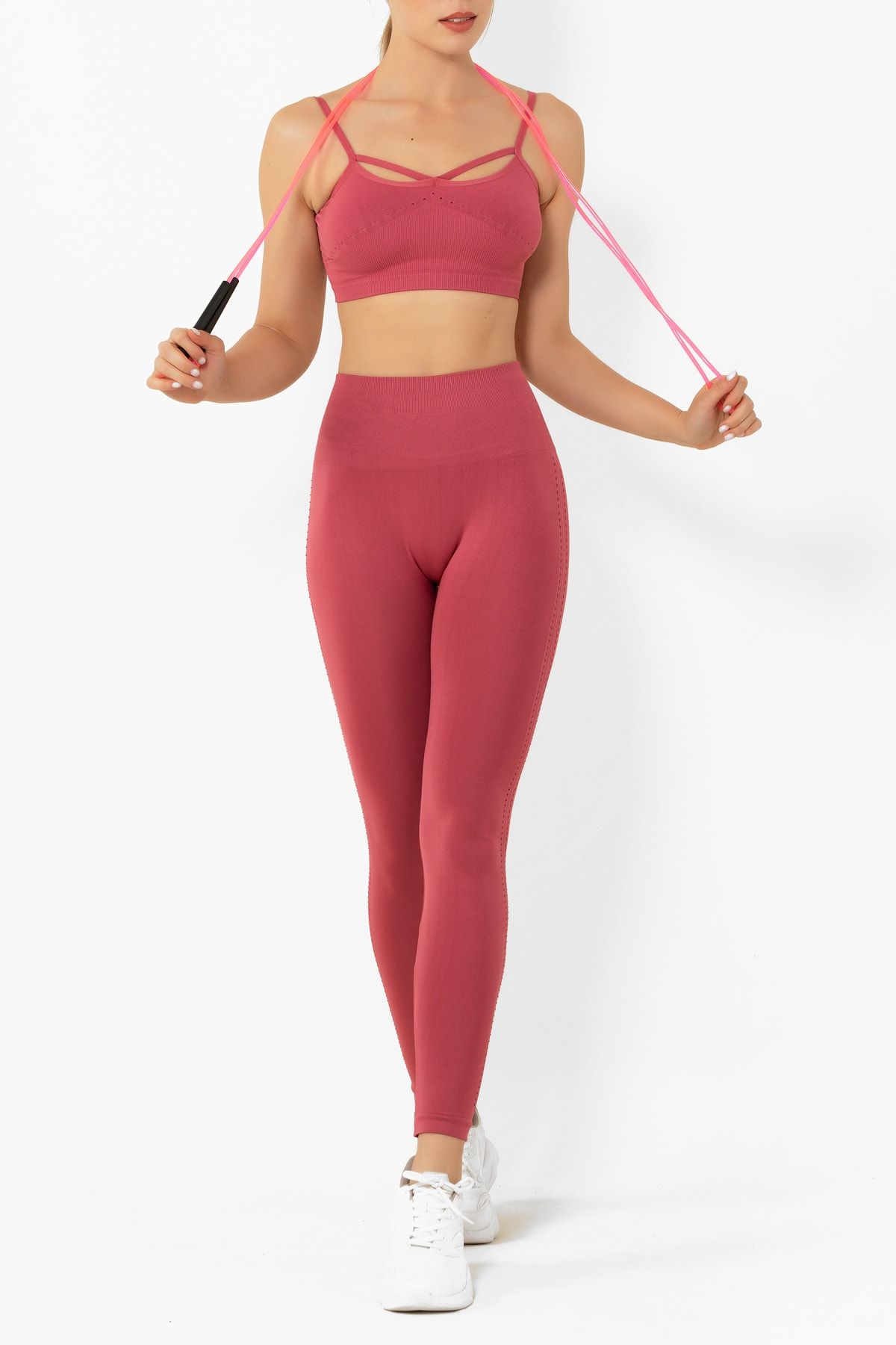 kingspearl Yoga & Pilates Yüksek Bel Toparlayıcı Seamless Spor Tayt