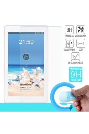 Universal 7 Inç Uyumlu Tablet Nano Glass Cam Ekran Koruyucu / Uyumlu Tablet Kılıfı-M/407