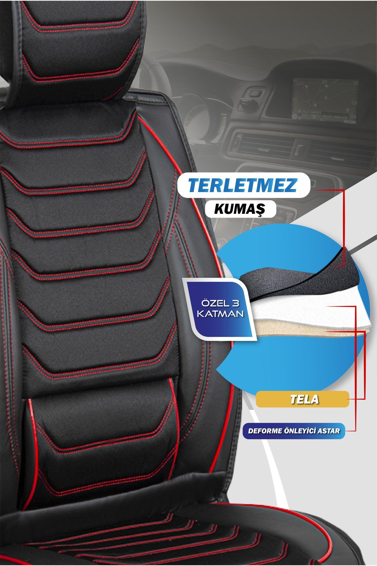 stiloto Vw Passat Car Seat Cover A Quality Orthopedic Full Set