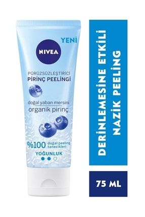 Pürüzsüzleştirici Organik Pirinç Peeling 75ml,Normal Ciltler,Yüz Bakım,Cildi Arındırır 4005900648990