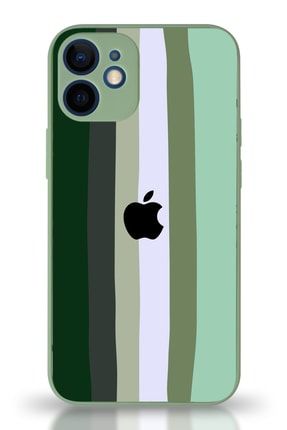 Iphone 12 Uyumlu Kamera Korumalı Cam Kapak - Yeşil KM_CAMKPK_İP12