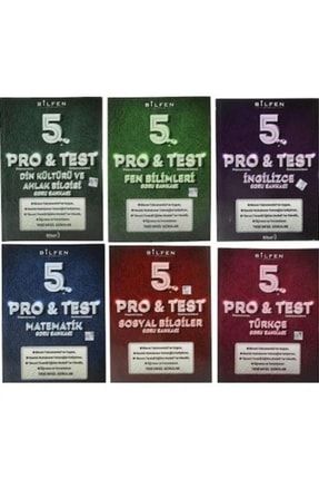Pro Test 5.Sınıf Tüm Dersler Soru Bankası Set BİLFEN YAYINLARI PRO TEST 5