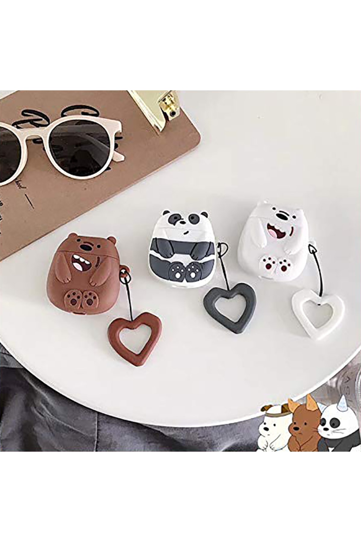 1-2. Nesil  Kılıf Bare Bear Kahverengi 3