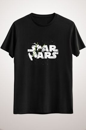 Erkek Siyah Star Wars Battle Logo SW1152