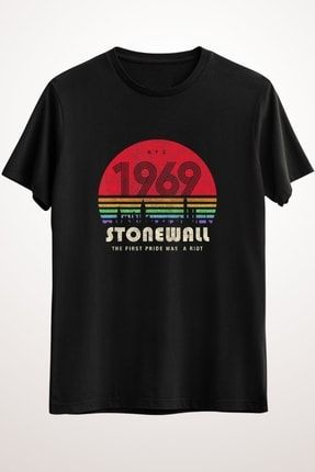 Erkek Siyah Pride Shirt 50th Anniversary Stonewall 1969 Was A Riot Lgbtq - Ds1931 DS1931