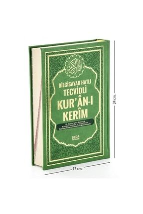 Kuranı Kerim - Bilgisayar Hatlı - Tecvidli Kuran - Orta Boy - Seda Yayınevi 9999-13