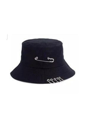 K-pop Piercing Ve Çengelli Iğne Modelli Yazlık Şapka 663738