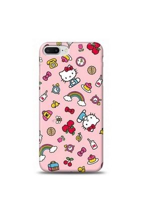 Iphone 8 Plus Uyumlu Gökkuşaklı Hello Kitty Tasarımlı Telefon Kılıfı Y-uhelloktty012 rengeyik001005780