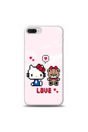 Iphone 8 Plus Uyumlu Ayıcıklı Hello Kitty Tasarımlı Telefon Kılıfı Y-uhelloktty006 rengeyik001005774