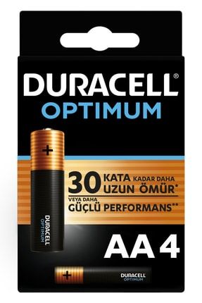 Optimum Aa Alkalin Pil, 1,5 V Lr6 Mn1500, 4’lü Paket opt_AA_4