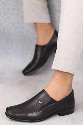 Erkek Bağcıksız Deri Takım Elbise Ayakkabısı SRH-59508
