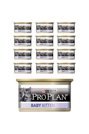 Pro Plan Baby Kitten Tavuk Etli Yavru Yaş Kedi Maması - 85 Gr X 12 Adet proya002