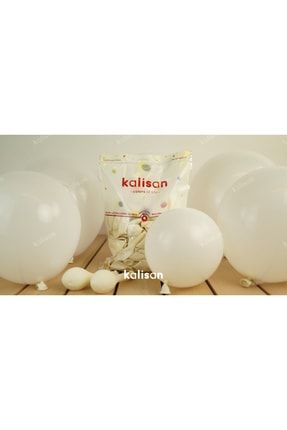 10 Adet Dekor Balonu Beyaz CYR00492