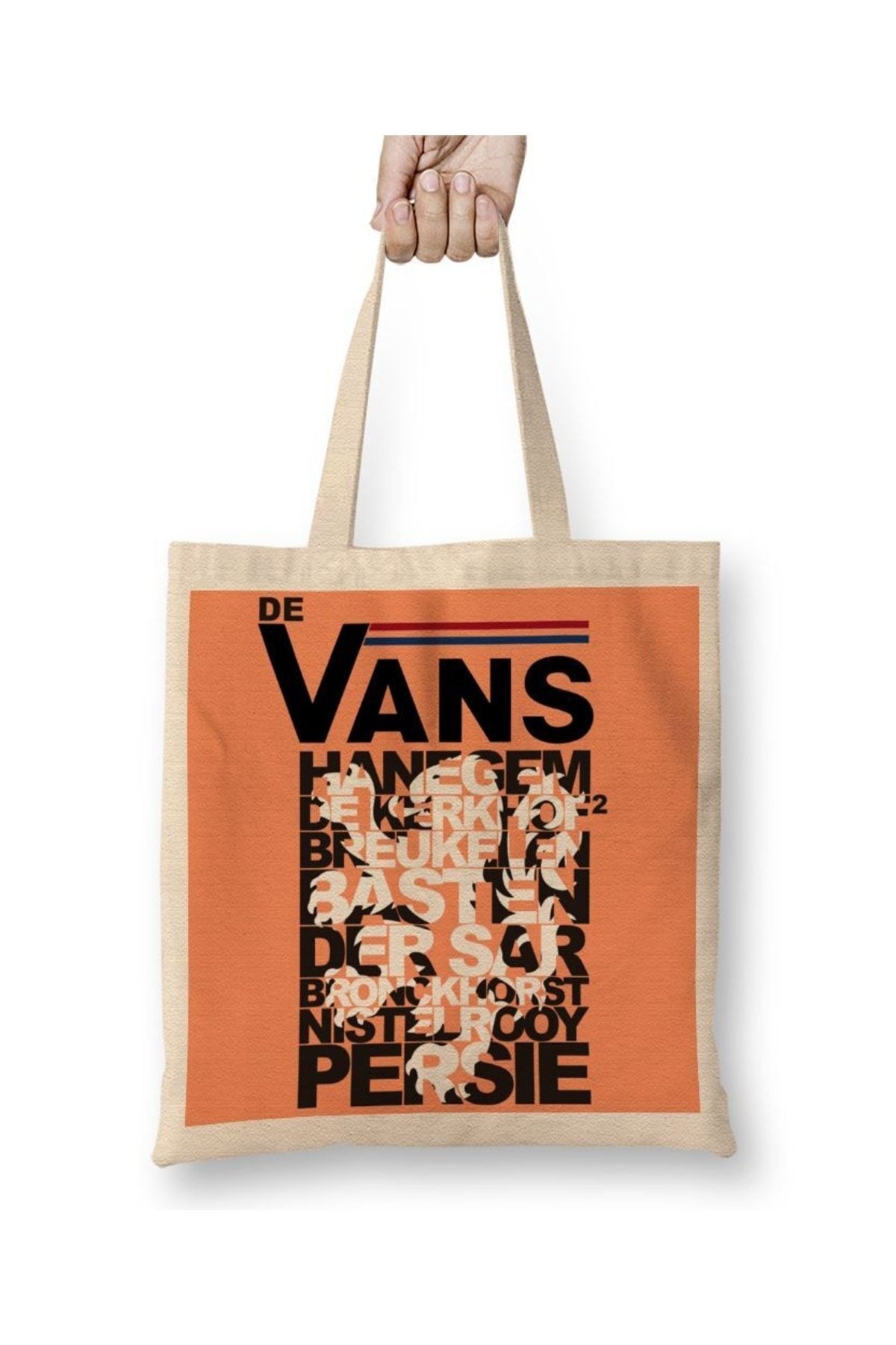 Bask D kkan De Vans Futebol Holandes Tote Bag Long Handle