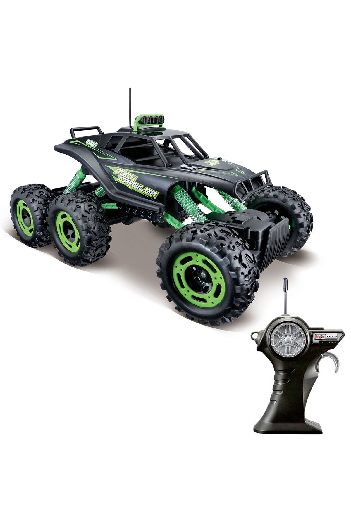 Maisto Tech Maisto Rock Crawler 6x6 Uzaktan Kumandalı Siyah